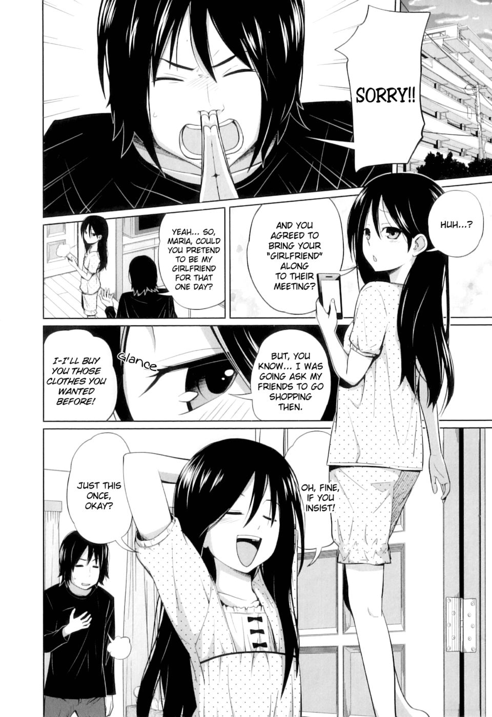 Hentai Manga Comic-My Girlfriend just for Today-Read-2